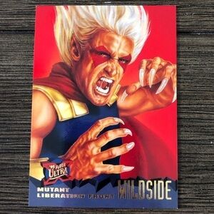 X-Men ’95 Fleer Ultra trading card: Mutant Liberation Front: Wildside #87
